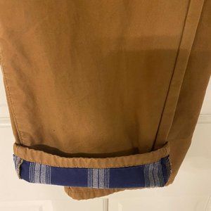 Bonobos Straight Fit Flannel Lined Chinos (30x28)